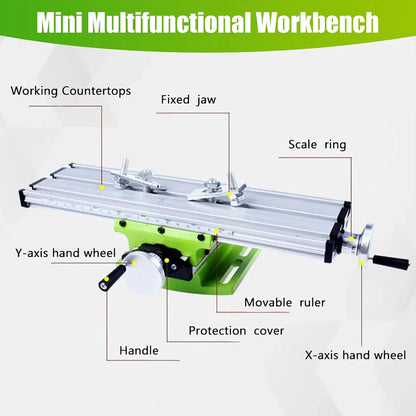 Multi Functional Micro Worktable Machine Tool Table Precision DIY Craft Repair