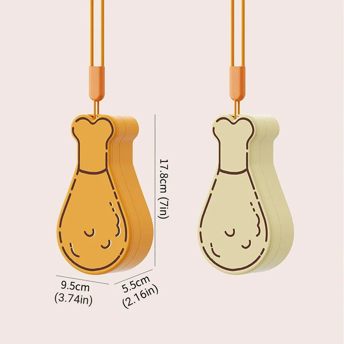 Portable Pet Water Bottle Outdoor Feeder Dual Purpose Drinking Travel Use - Orange