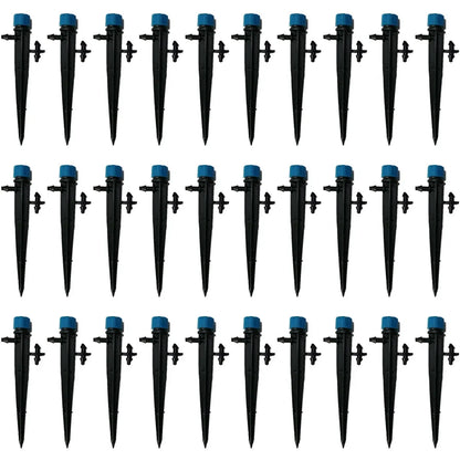 Adjustable Irrigation Misting Dripper 360-degree Sprinkler Drip Watering Tool - Blue