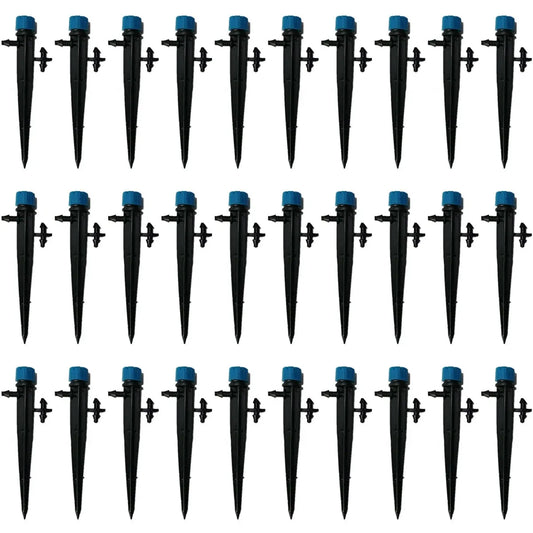 Adjustable Irrigation Misting Dripper 360-degree Sprinkler Drip Watering Tool - Blue
