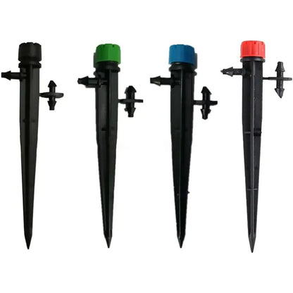 Adjustable Irrigation Misting Dripper 360-degree Sprinkler Drip Watering Tool - Blue
