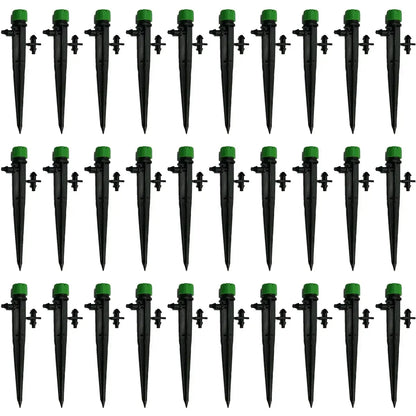 Adjustable Irrigation Misting Dripper 360-degree Sprinkler Drip Watering Tool - Green