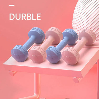 Ladies 1kg Dumbbells for Fitness Exercise Yoga Home Training Slim Arm Workout - Blue