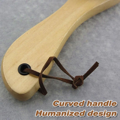 2PCS Wooden Handle Horsehair Clothes Brush Dust Remover Household Cleaning Brush