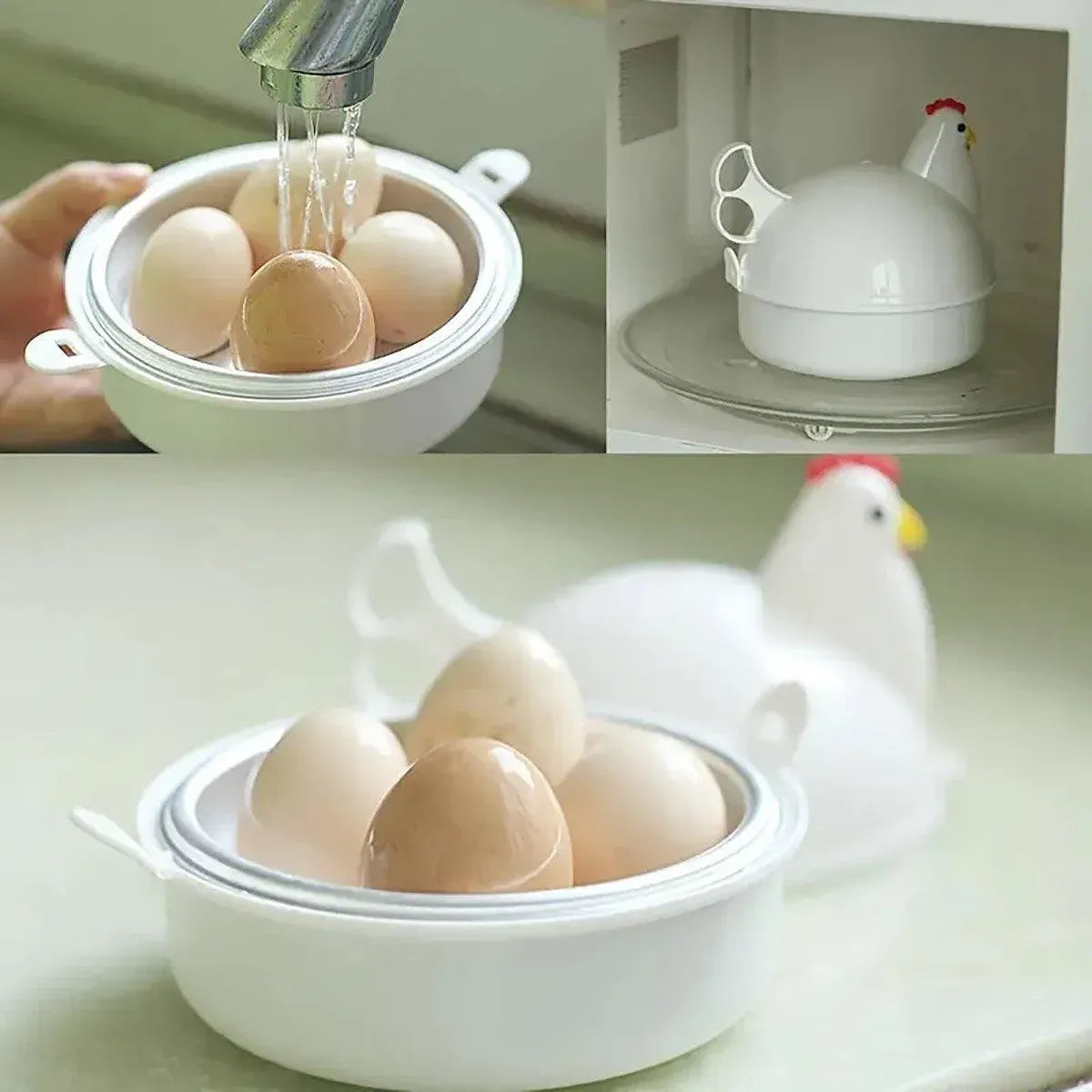 Microwave Oven Egg Steamer Boiled Egg Artifact Boiled Egg Mini Household Special Heating Box