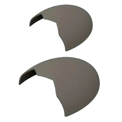 Reptile Hideout Plastic Cave Decorative Shelter for Lizard Snake Spider Habitat - Eggshell Set of 2