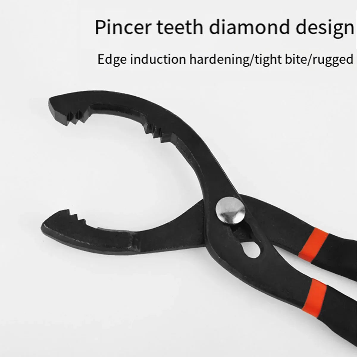 Oil Filter Pliers Wrench 10/12 Inch Heavy Duty Spanner Tool for Car Repair - 10inches
