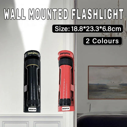 Wall Mounted LED Backup Light for Hotel Guest Room or Home Use - Black