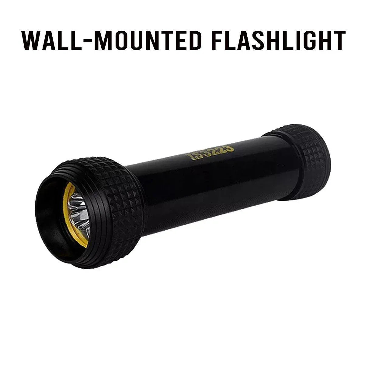 Wall Mounted LED Backup Light for Hotel Guest Room or Home Use - Black