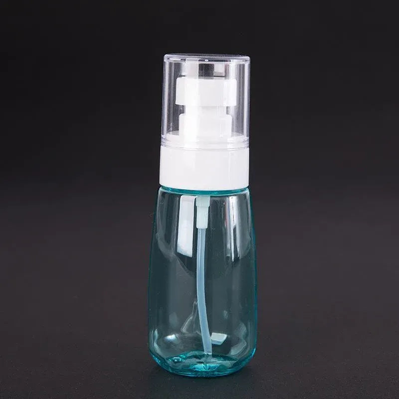 10pcs Portable Travel Emulsion Dispenser Bottle Press Pump Refillable Containers - Blue-100ml