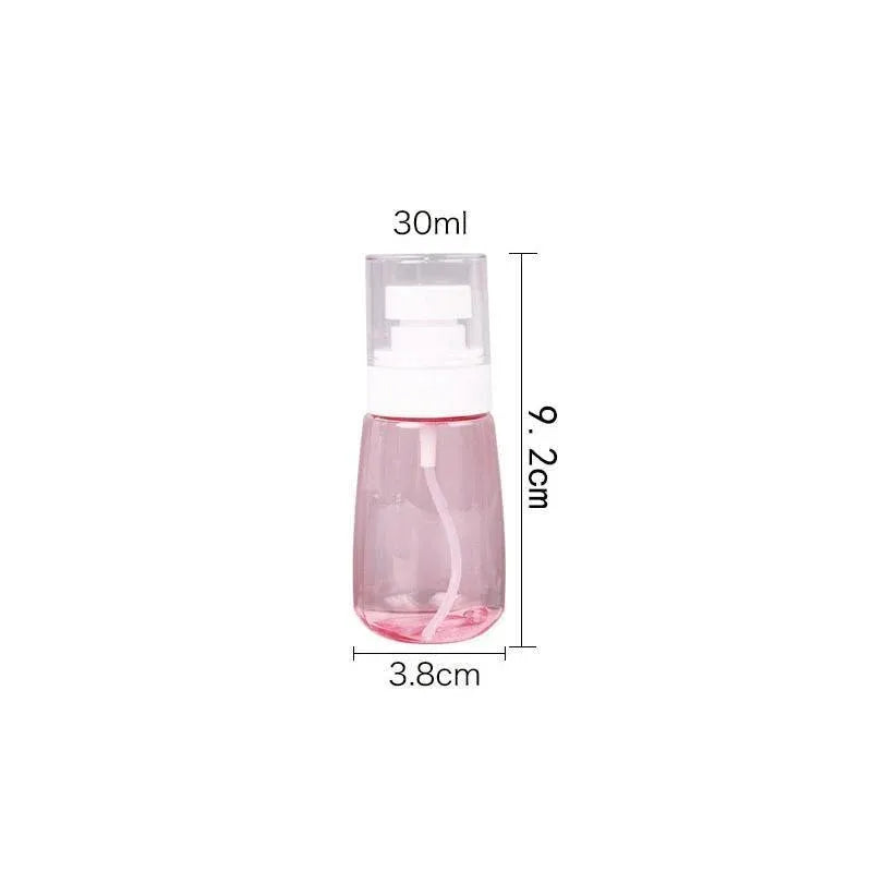 10pcs Portable Travel Emulsion Dispenser Bottle Press Pump Refillable Containers - Blue-100ml