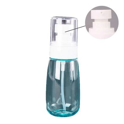 10pcs Portable Travel Emulsion Dispenser Bottle Press Pump Refillable Containers - Pink-100ml
