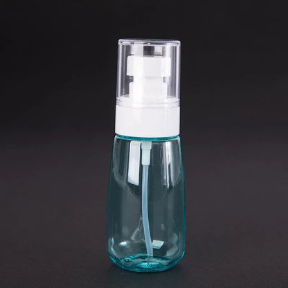 10pcs Portable Travel Emulsion Dispenser Bottle Press Pump Refillable Containers - Pink-100ml
