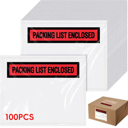100pc Self Adhesive Plastic Mailing Postal Shipping Document Envelope Bag Supply - 32x24x0.1cm