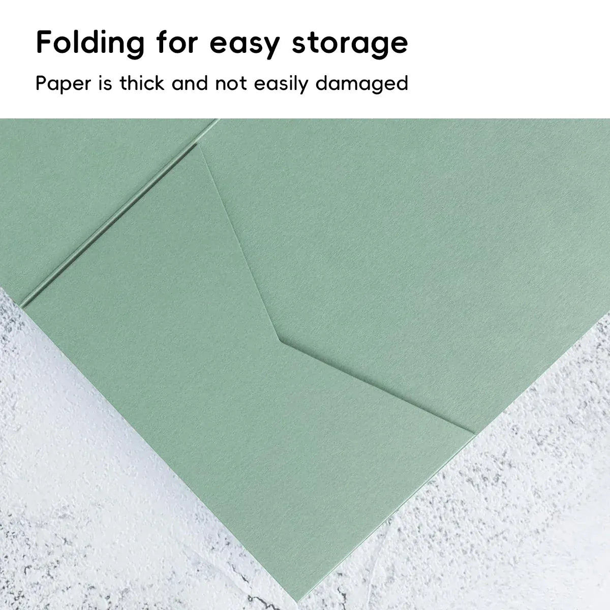 20PCS 3D Tri-Fold Holiday Wedding Invitation Envelope Greeting Cards Aesthetic - Orange