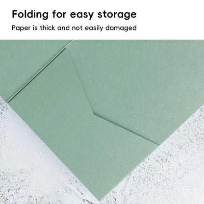 20PCS 3D Tri-Fold Holiday Wedding Invitation Envelope Greeting Cards Aesthetic - Orange