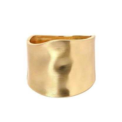 Wide Edge Exaggerated Bangle Fashion Bracelet Vintage Style Premium Jewellery