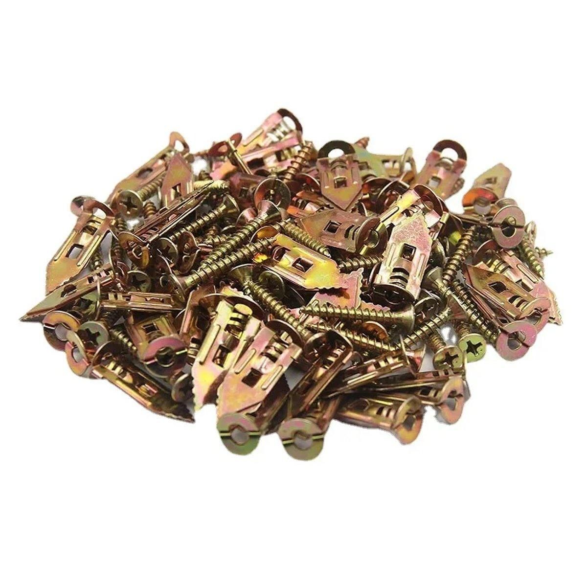 100PCS Self-Drilling Anchors Screws Percussion Expansion Kit -12x30mm/12x40mm - 12x40mm