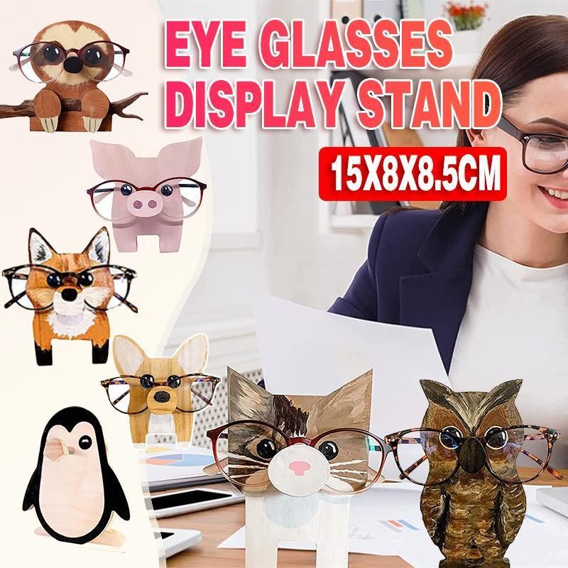 Eyeglasses Holder Display Stand Animal Glasses Rack Decoration - Pig