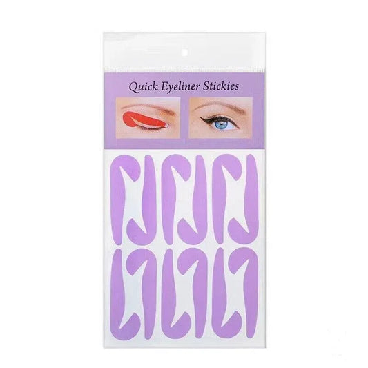 Eyeliner Eyeshadow Stencil Set Eye Makeup Fox Template Non-Woven 12 Styles Cards - B (4PCS)