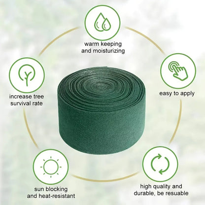 2pcs Tree Cold Protection Wrap Insulating Cloth Warming Cover Winter Gardening
