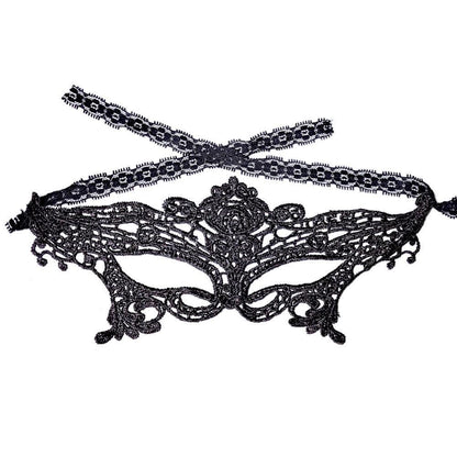 Black Lace Masquerade Eye Mask for Costume Party Ball Halloween Fancy Dress Women