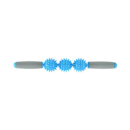 Massage Exercise Roller Yoga Stick for Muscle Fitness Home Gym - Blue