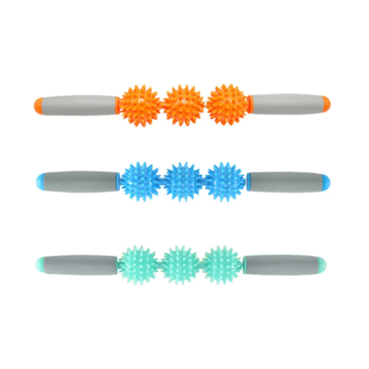 Massage Exercise Roller Yoga Stick for Muscle Fitness Home Gym - Blue