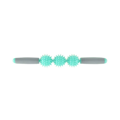 Massage Exercise Roller Yoga Stick for Muscle Fitness Home Gym - Green