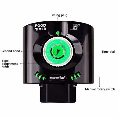 WT180A Automatic Fish Feeder for Aquarium Fish Tank Digital Timed Food Dispenser