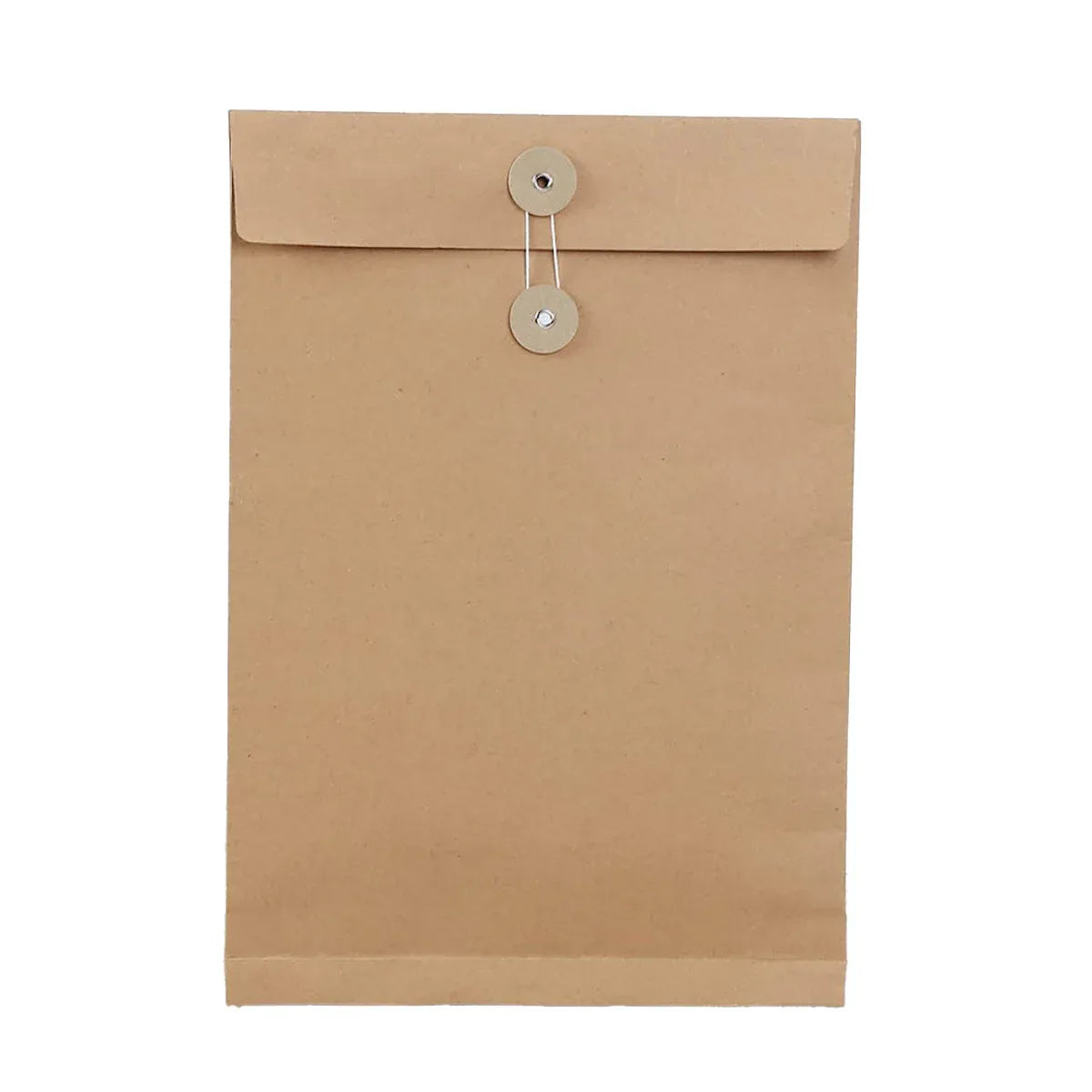 100pcs Kraft Paper File Bag Thickened Office Document Storage Envelope Durable