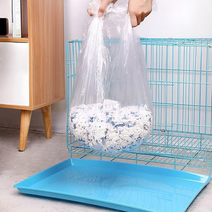 50Pcs Rabbit Cage Liners Disposable Plastic Mat Films Hamster Cage Cleaning Pad - XXL-50PCS