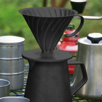 Stainless Steel Coffee Pot Filter Cup with Handle for Stovetop Espresso Maker