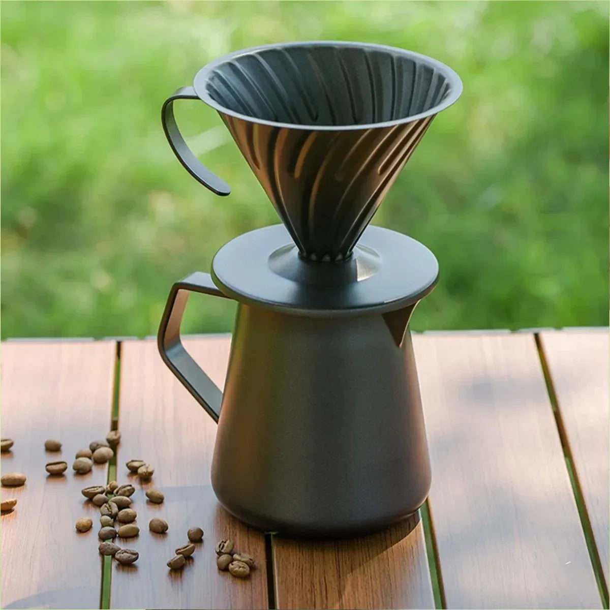 Stainless Steel Coffee Pot Filter Cup with Handle for Stovetop Espresso Maker