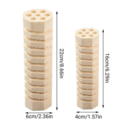High-end Nano Bacterial House Far Infrared Spiral Column Fish Filter Material - L
