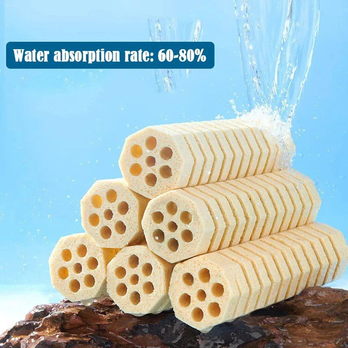 High-end Nano Bacterial House Far Infrared Spiral Column Fish Filter Material - L