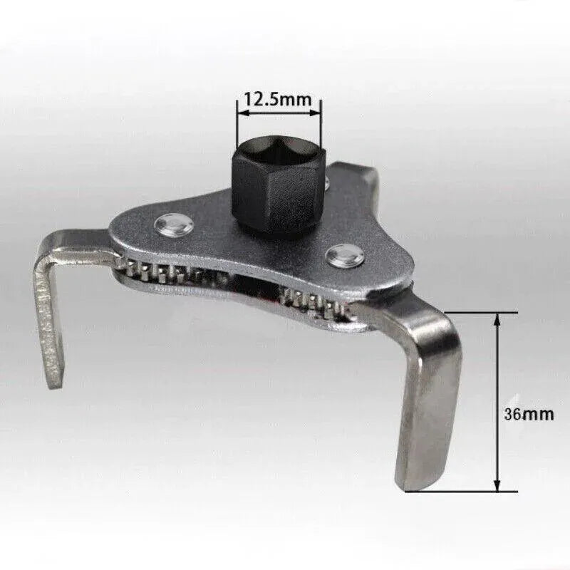 3 Jaw Oil Filter Wrench for Filters up to 102mm Car Engine Removal Tool