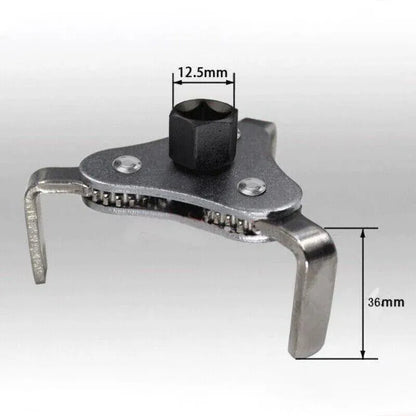 3 Jaw Oil Filter Wrench for Filters up to 102mm Car Engine Removal Tool