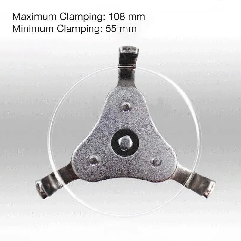 3 Jaw Oil Filter Wrench for Filters up to 102mm Car Engine Removal Tool