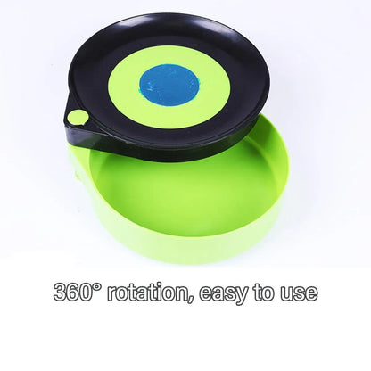 Magnetic Bait Tray Centre Fishing Tackle Box Feeder Holder for Carp Angling - With clip