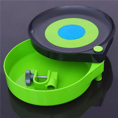 Magnetic Bait Tray Centre Fishing Tackle Box Feeder Holder for Carp Angling - With clip