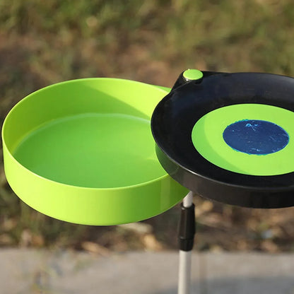 Magnetic Bait Tray Centre Fishing Tackle Box Feeder Holder for Carp Angling - With clip