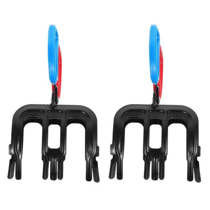 2pcs Fish Clamp Control Pliers Triple Teeth Fish Grabber Fishing Accessories