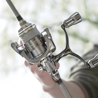 Double Handle Fishing Reel High-Speed Spinning Reel for Freshwater Saltwater - SW2500S