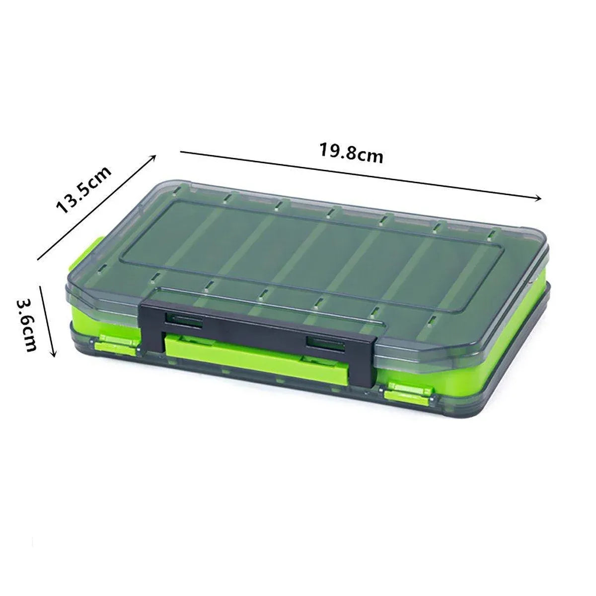 Multifunctional Fishing Bait Storage Box Accessories Gear Organizer Tool Box - Blue-L