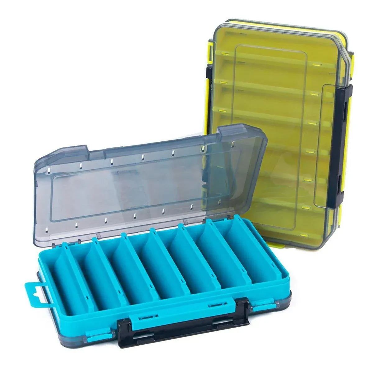 Multifunctional Fishing Bait Storage Box Accessories Gear Organizer Tool Box - Green-L