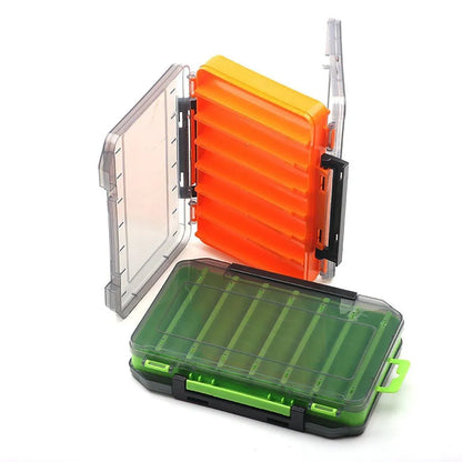 Multifunctional Fishing Bait Storage Box Accessories Gear Organizer Tool Box - Green-L