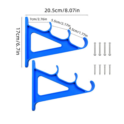 Fishing Rod Holder 3 Rod Capacity Durable for Offshore Kayak Surf - Orange