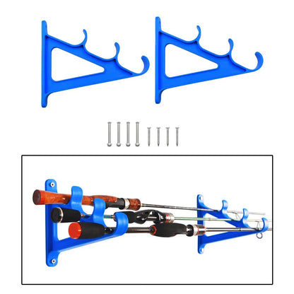 Fishing Rod Holder 3 Rod Capacity Durable for Offshore Kayak Surf - Orange