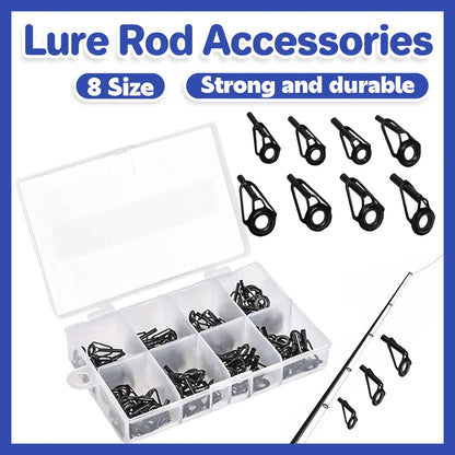 Top Ring Front Guide Eye Set for Fishing Rods Premium Fishing Accessories Kit